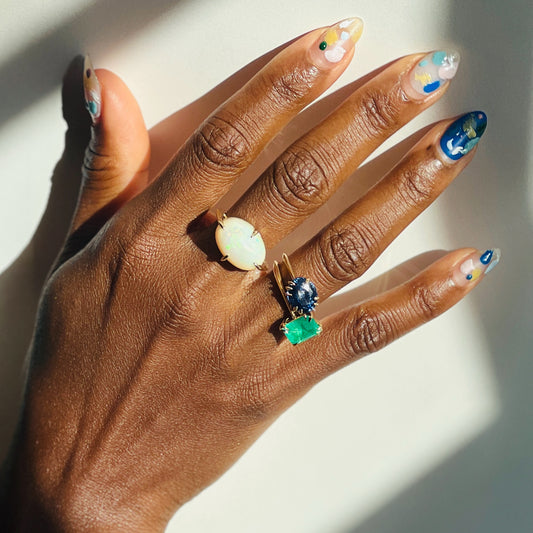 Emerald Makhaira Solitaire