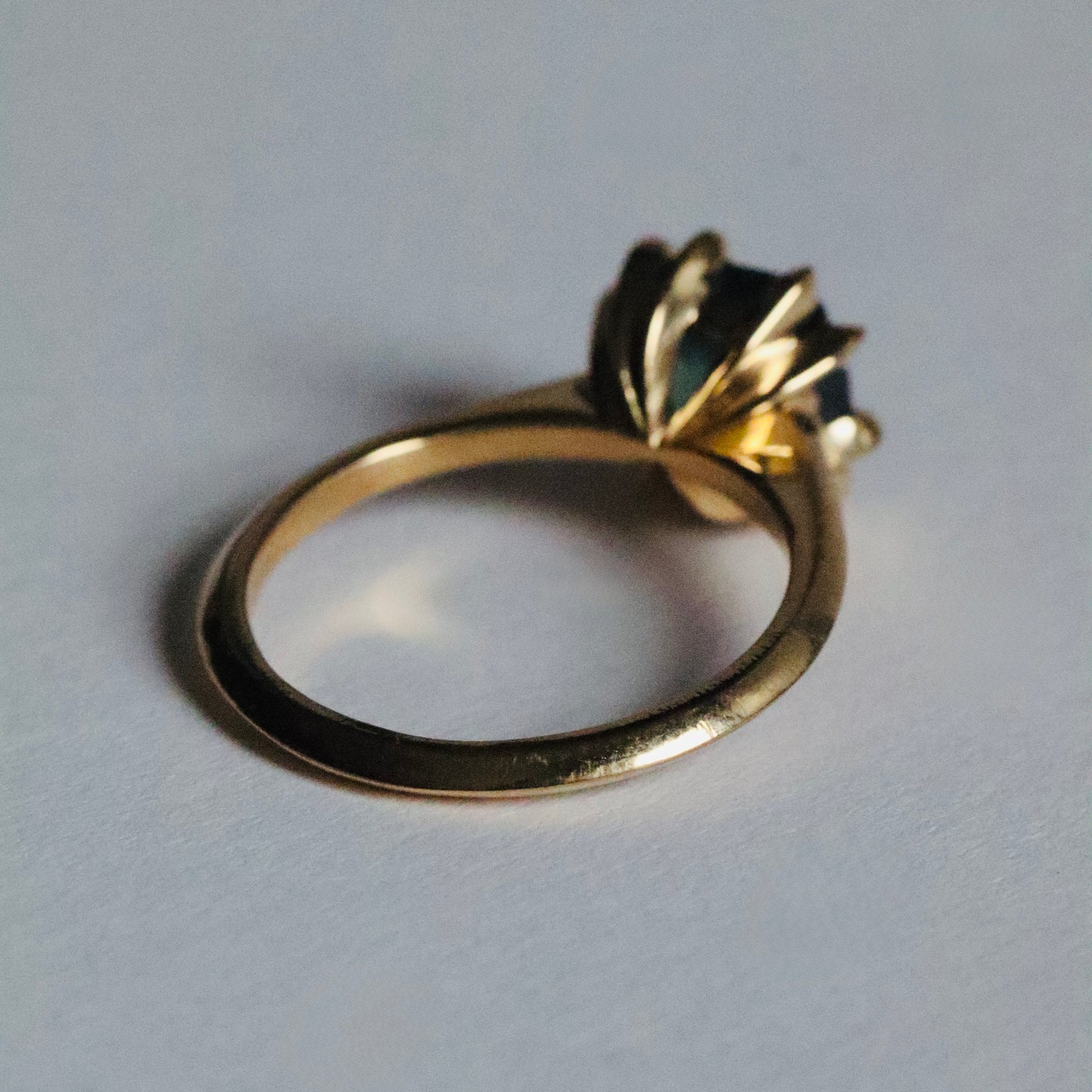 Montana Sapphire Makhaira Solitaire