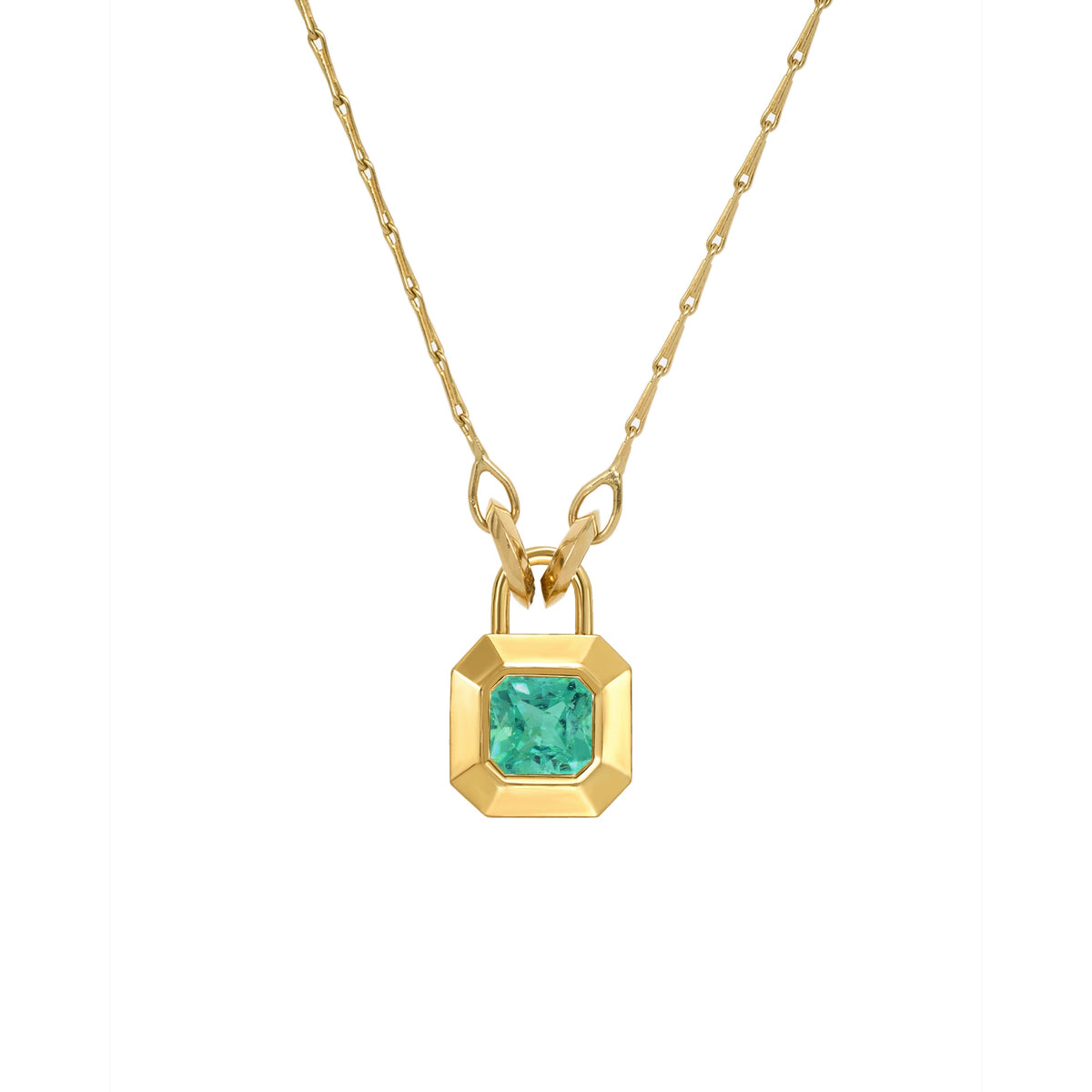 Emerald Mini Padlocket® Pendant
