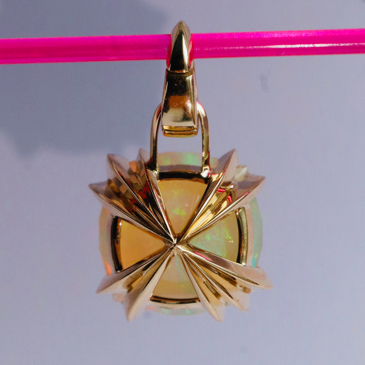 Ethiopian Opal Makhaira Pendant