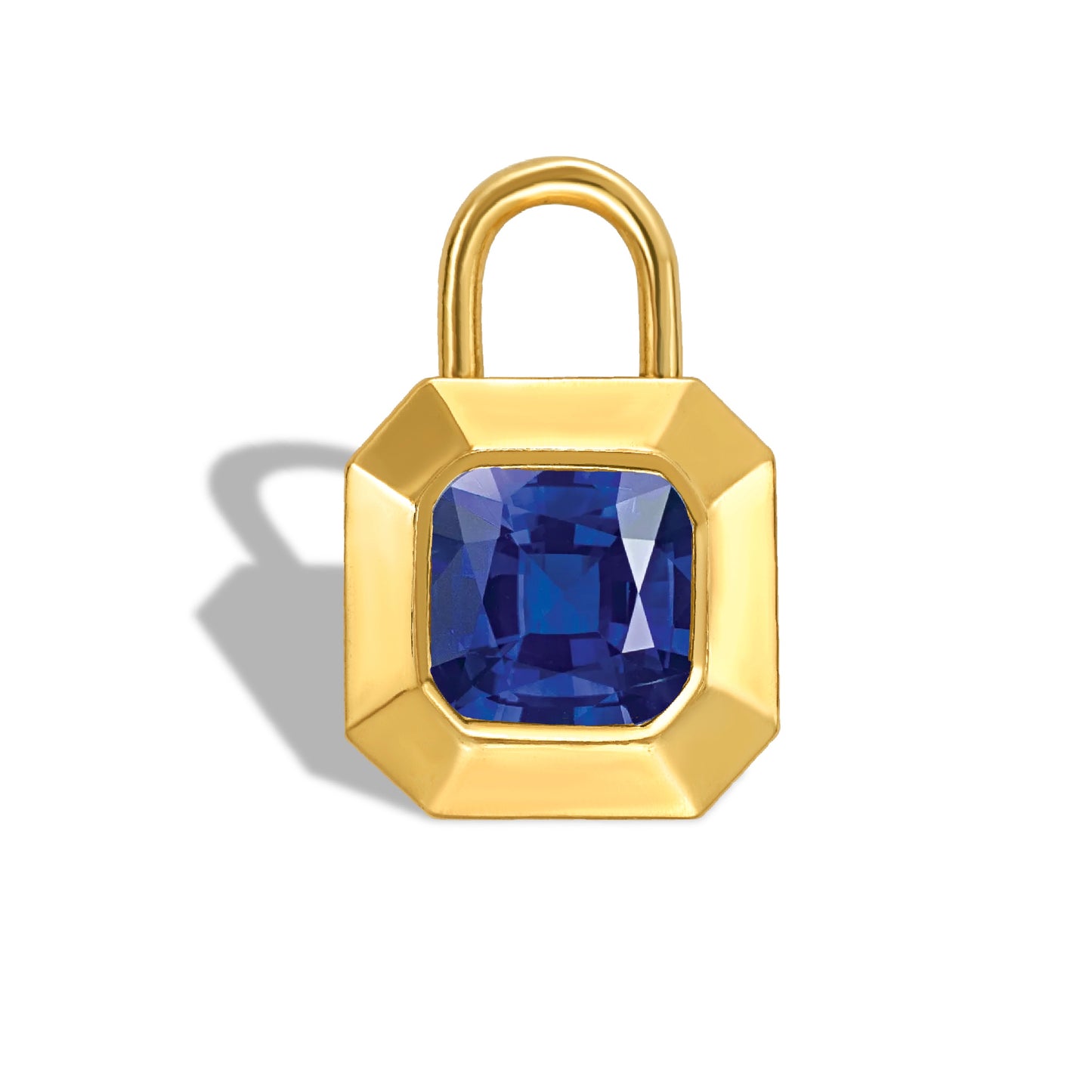 Sapphire Mini Padlocket® Pendant