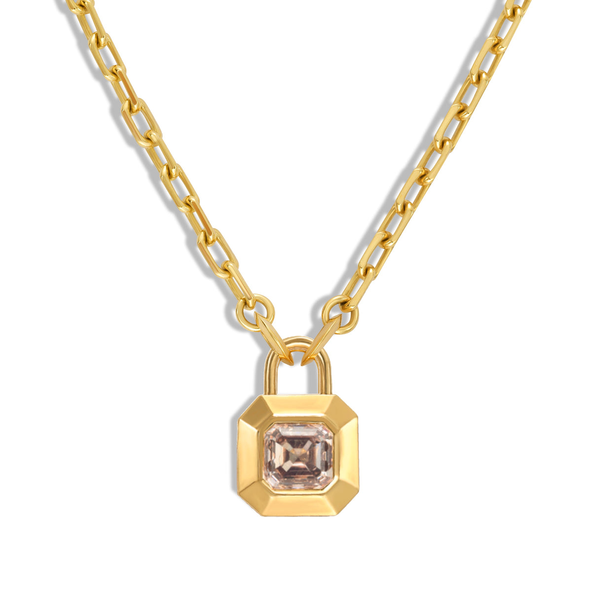 Champagne Diamond Mini Padlocket® Pendant