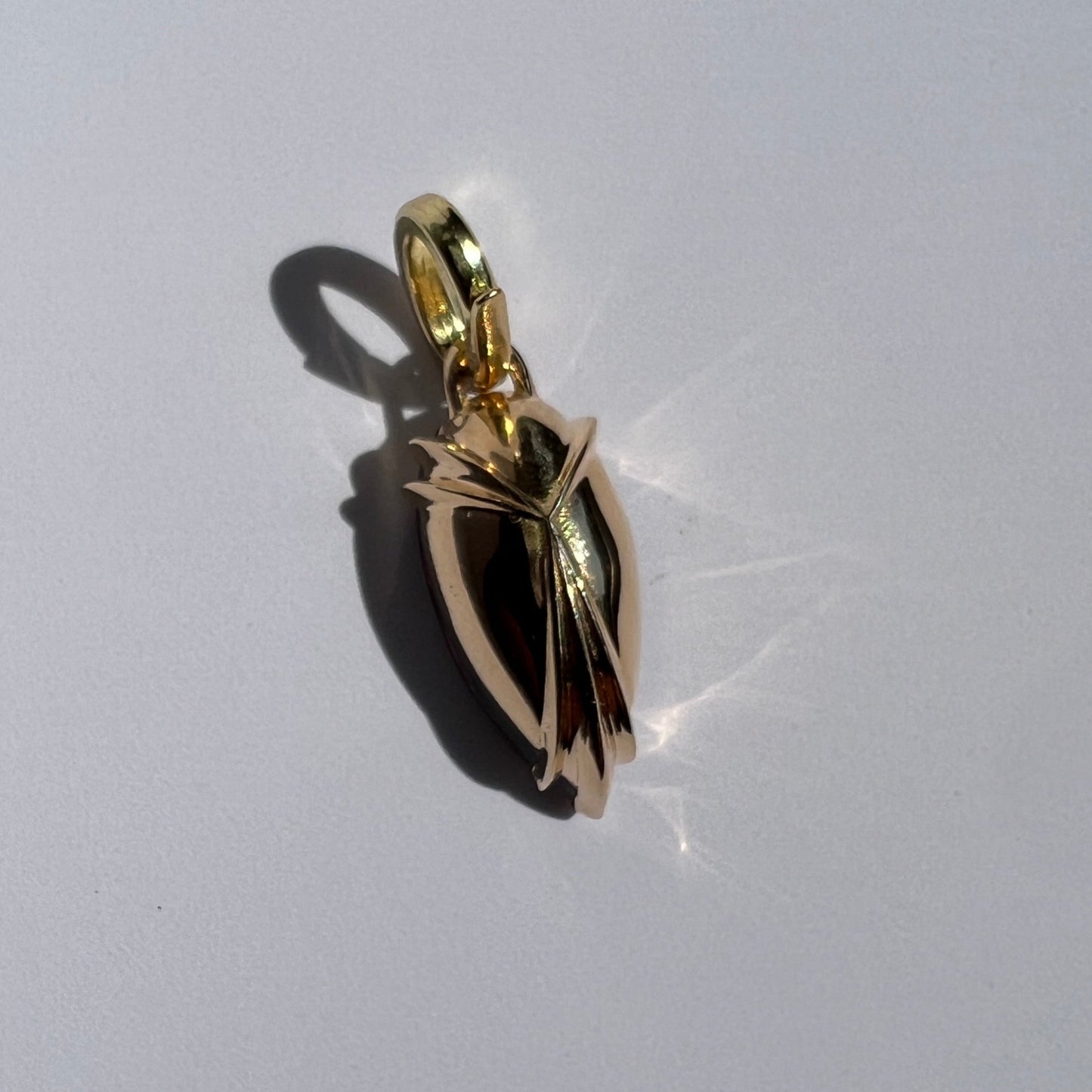 Makhaira Pear Garnet Pendant