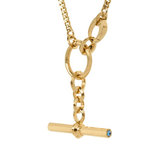 Convertible Barbed Stone T-bar Chain