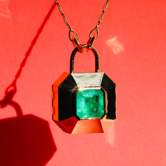 Emerald Padlocket ™ Pendant