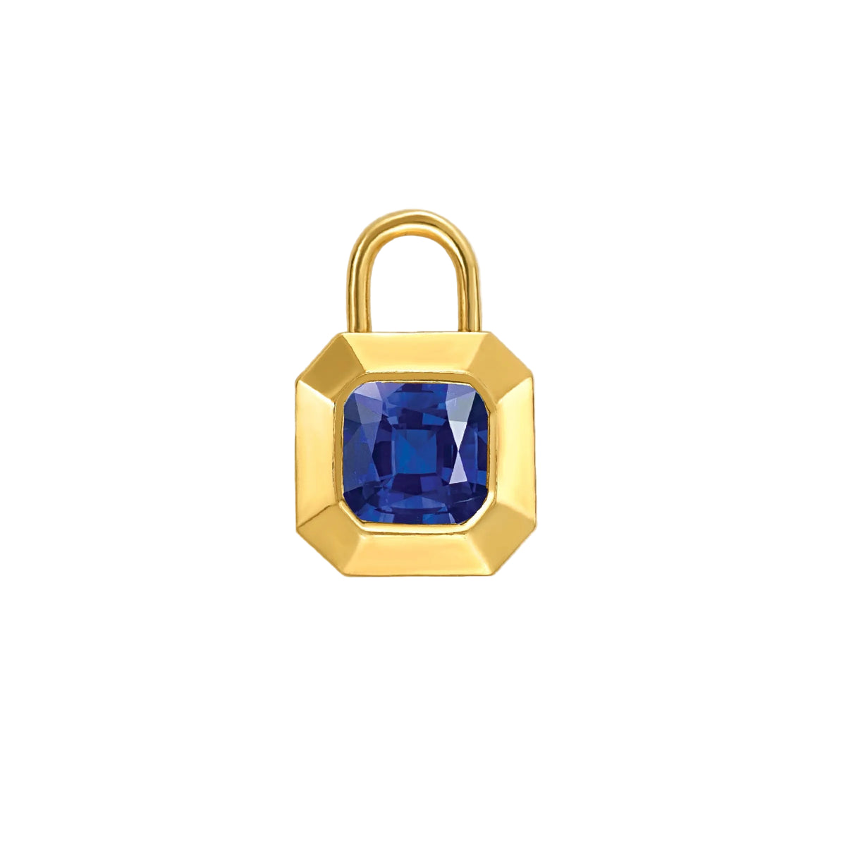 Sapphire Mini Padlocket® Pendant