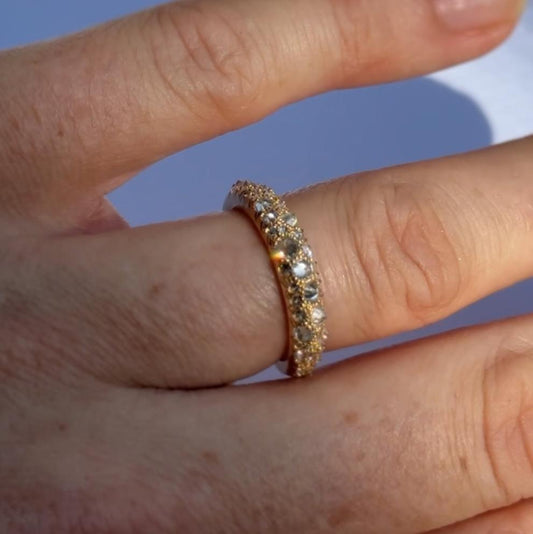 Barbed Diamond Medium Duomo Ring