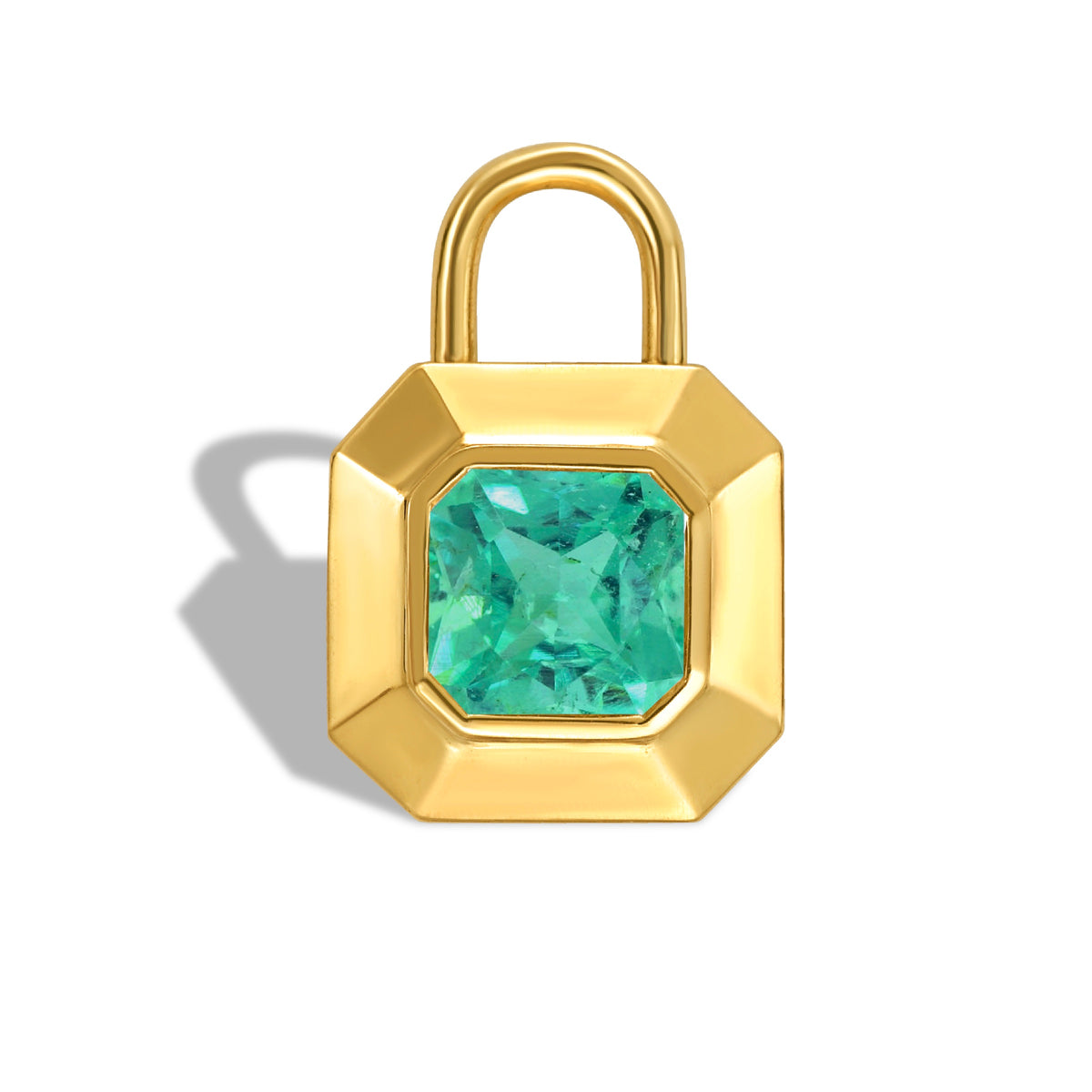 Emerald Mini Padlocket® Pendant