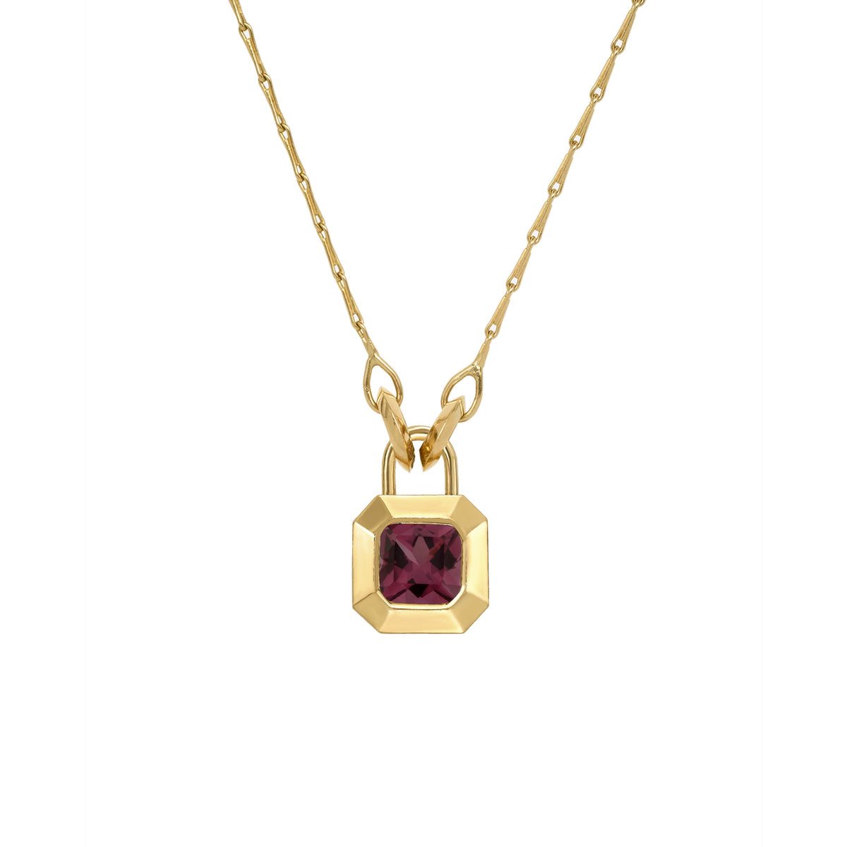 Garnet Mini Padlocket® Pendant