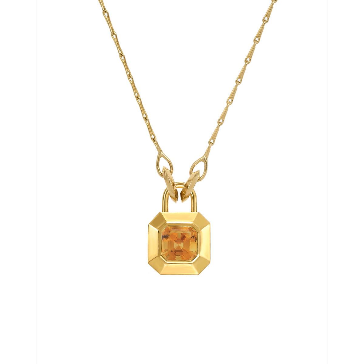 Citrine Mini Padlocket® Pendant