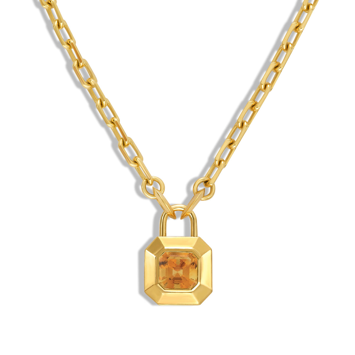 Citrine Mini Padlocket® Pendant