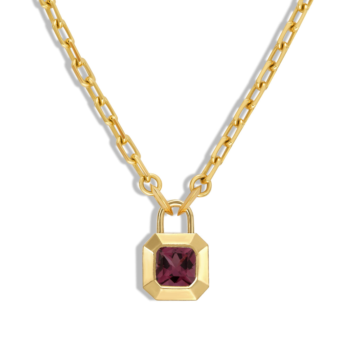Garnet Mini Padlocket® Pendant