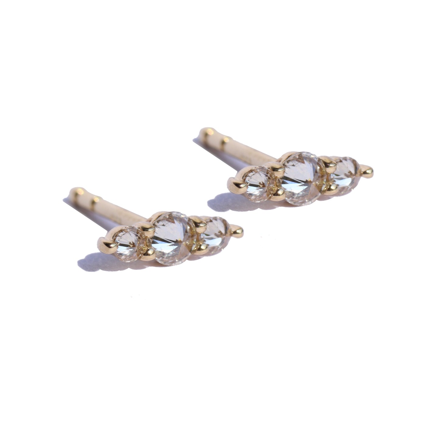 Barbed Diamond Lina Studs