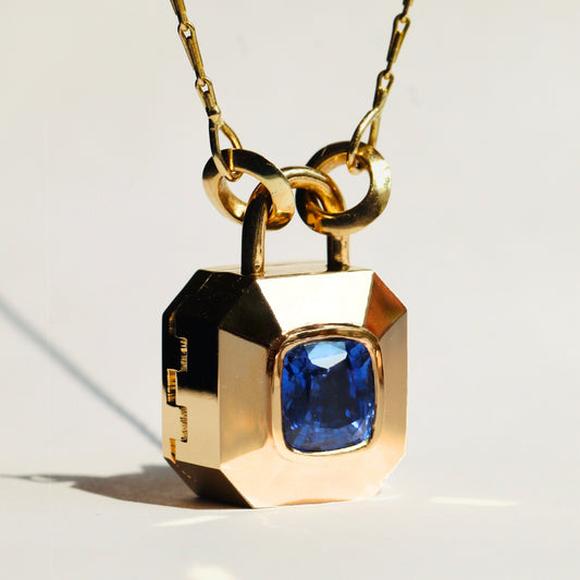 Sapphire Padlocket ™ Pendant