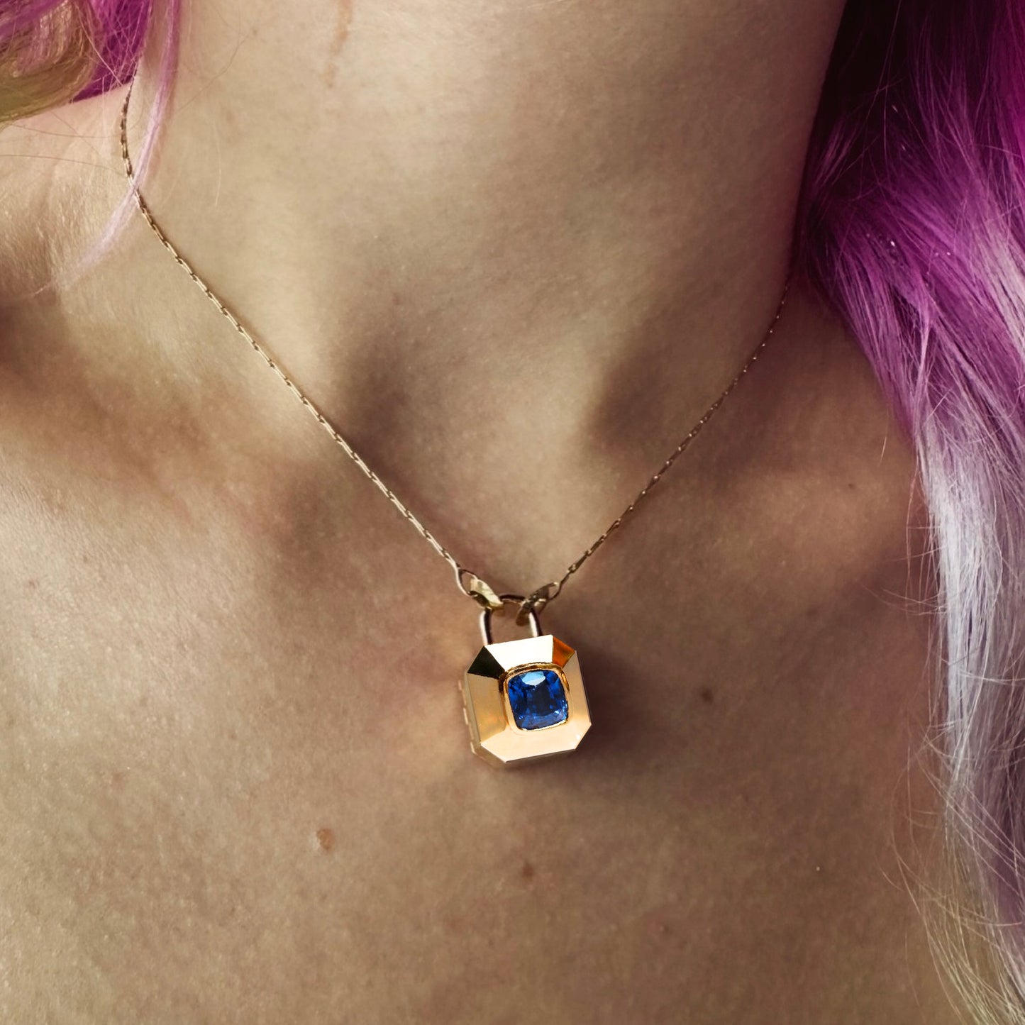 Sapphire Padlocket ™ Pendant