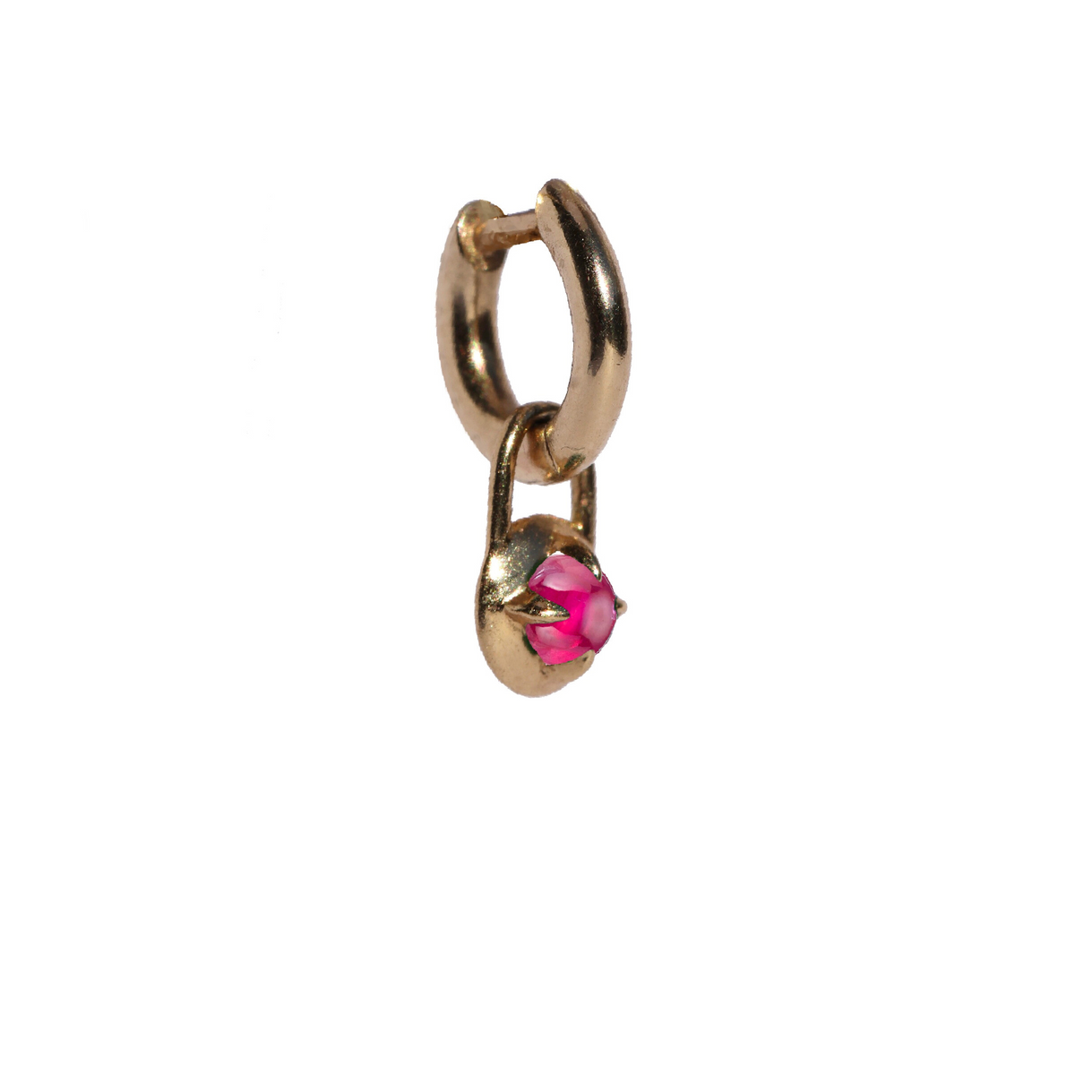 Convertible Ruby Mini Compass Hoops
