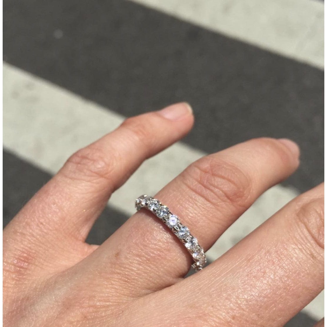 White Diamond Eternity Ring