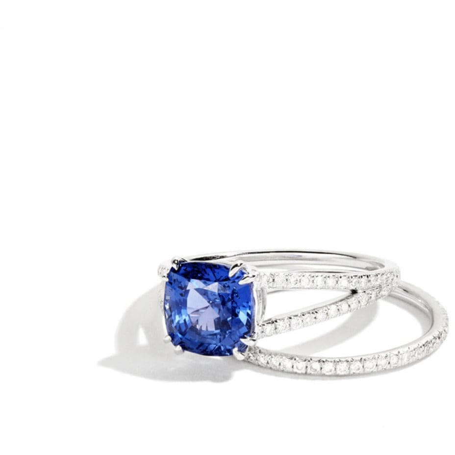 White Diamond 'Thread' Eternity Band