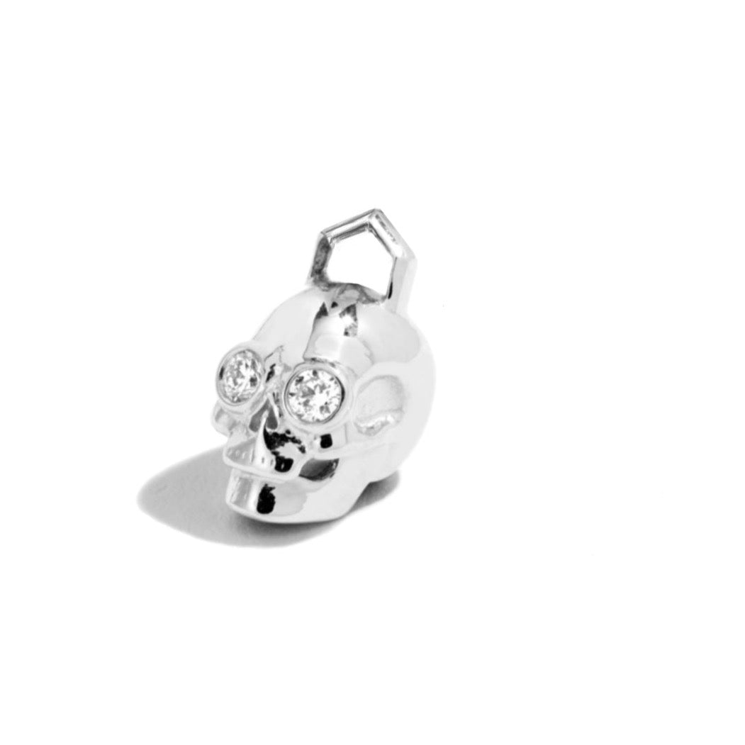 Small 'Til Death Skull Earring Charm