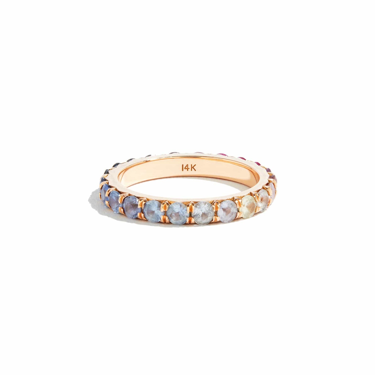 Dusk Ombré Sapphire Eternity Ring