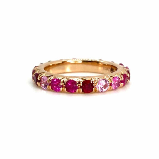 Ruby Rose Ombré Eternity Ring