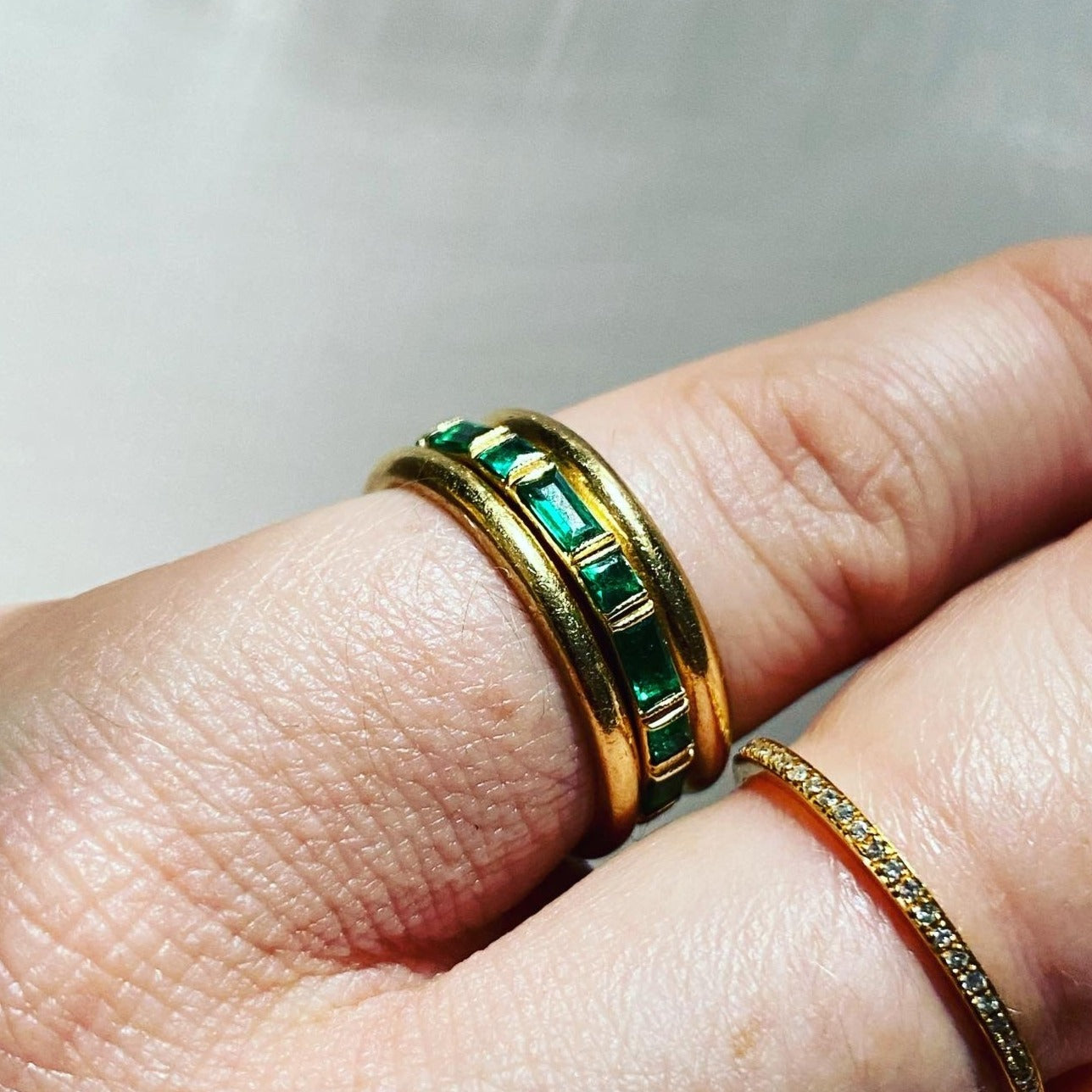 Emerald 'Cubist' Band