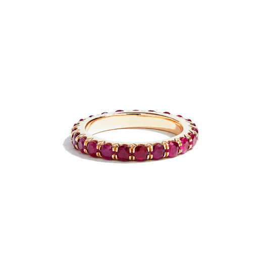Chunky Ruby Eternity Band