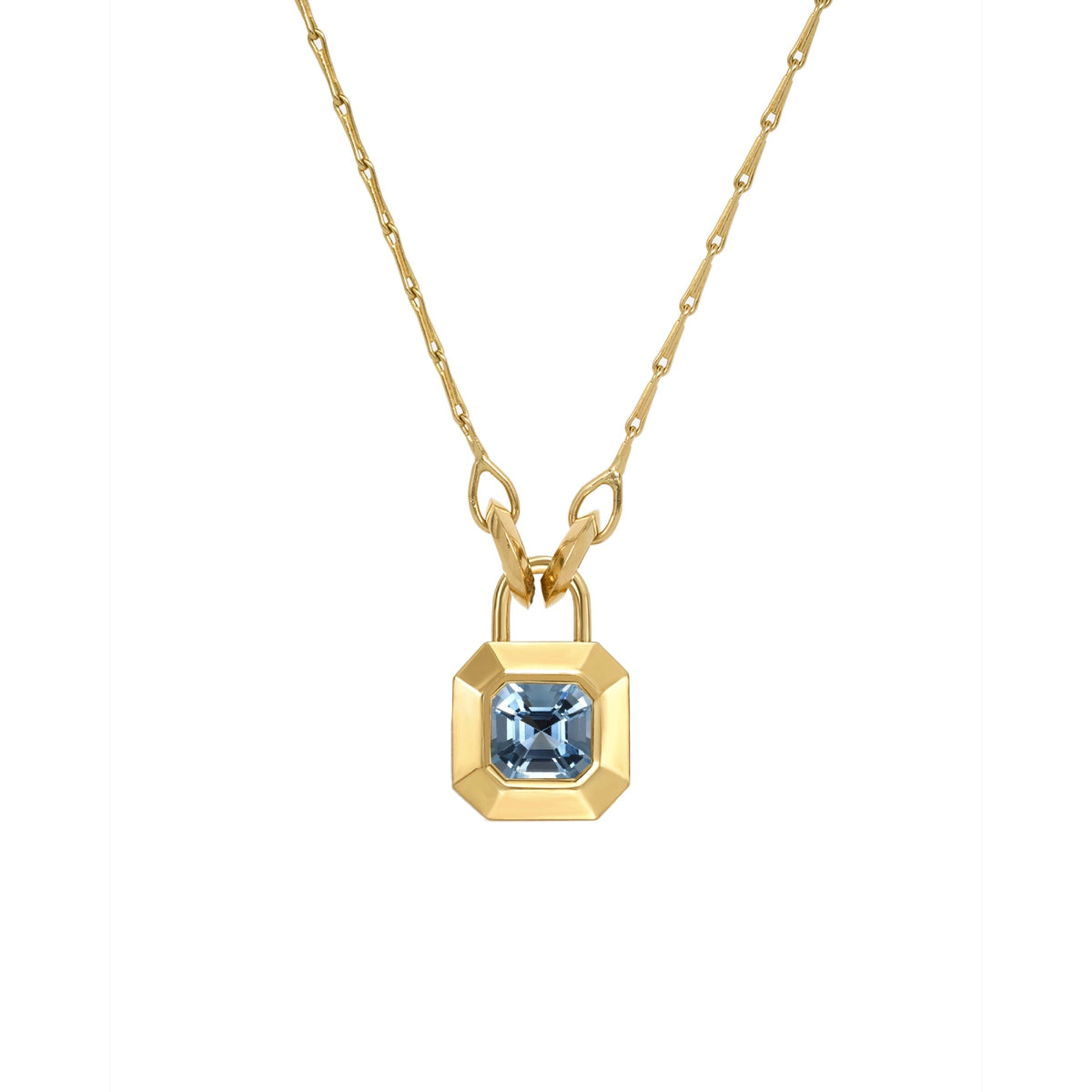 Aquamarine Mini Padlocket® Pendant