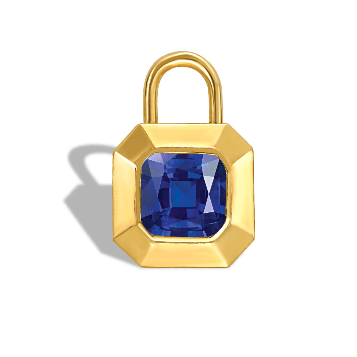 Sapphire Mini Padlocket® Pendant