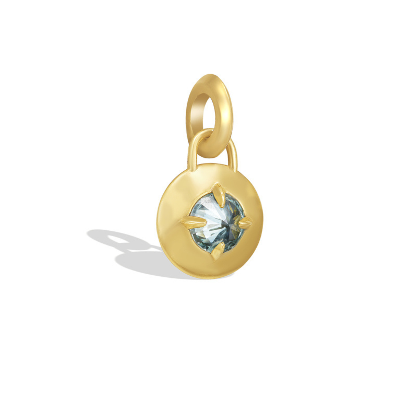 Barbed Diamond Compass Pendant