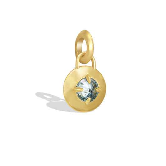 Barbed Diamond Compass Pendant