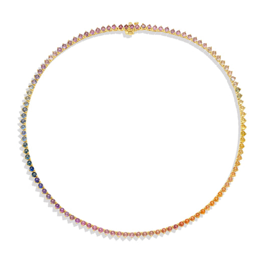 Ombré Sapphire Jelly Bean Jumble Rivière