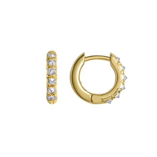 Barbed Diamond Chunky Mini Huggie