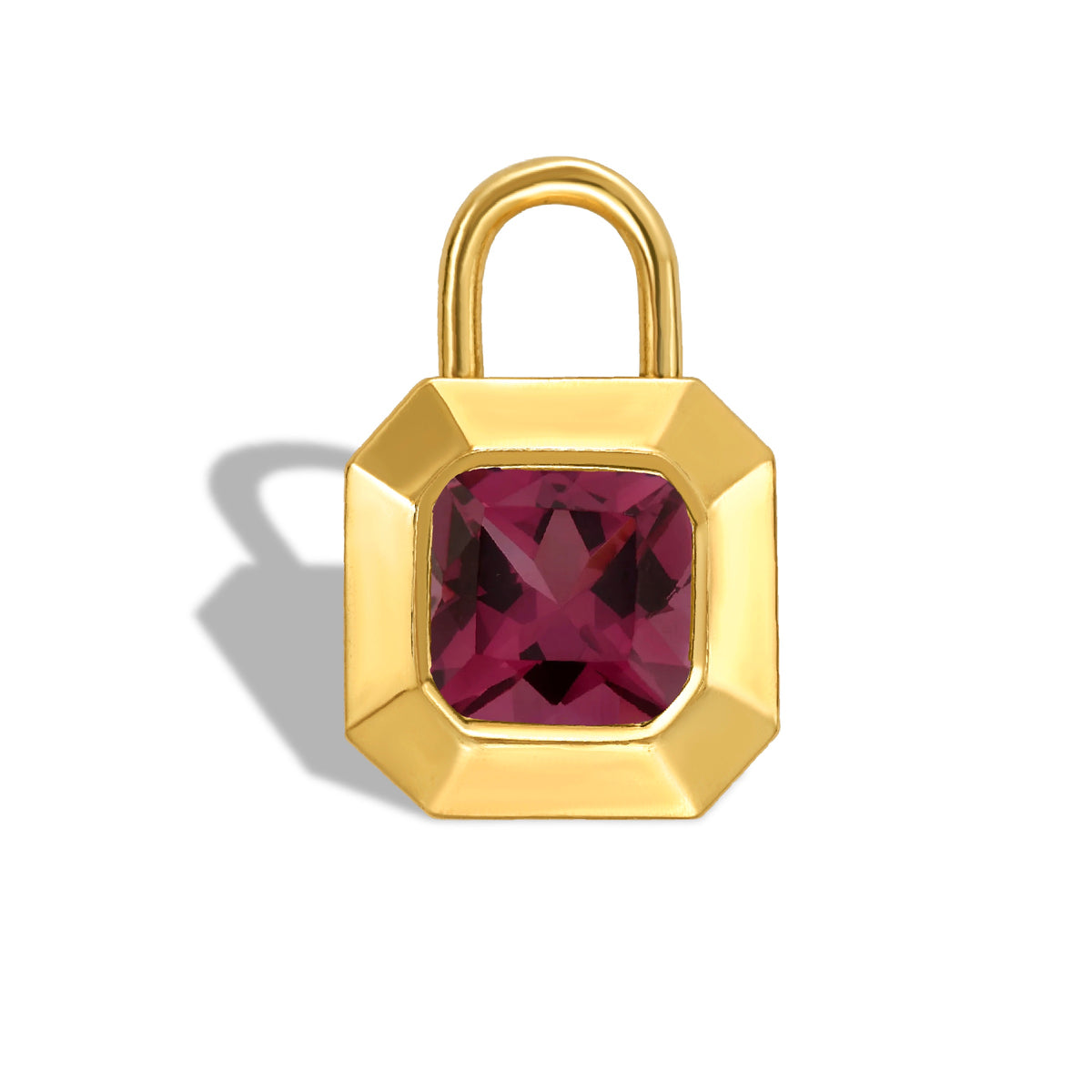 Garnet Mini Padlocket® Pendant