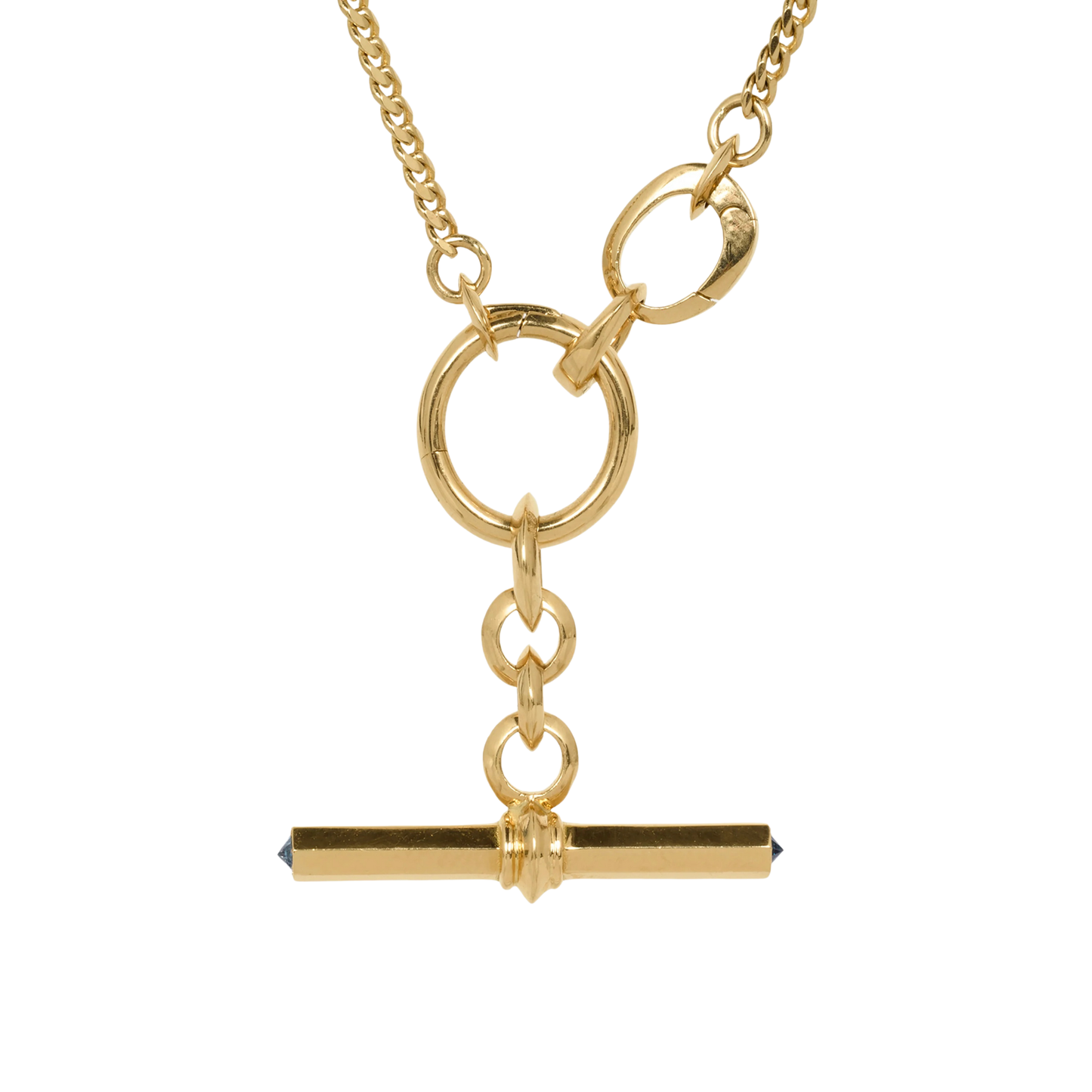 Convertible Barbed Stone T-bar Chain