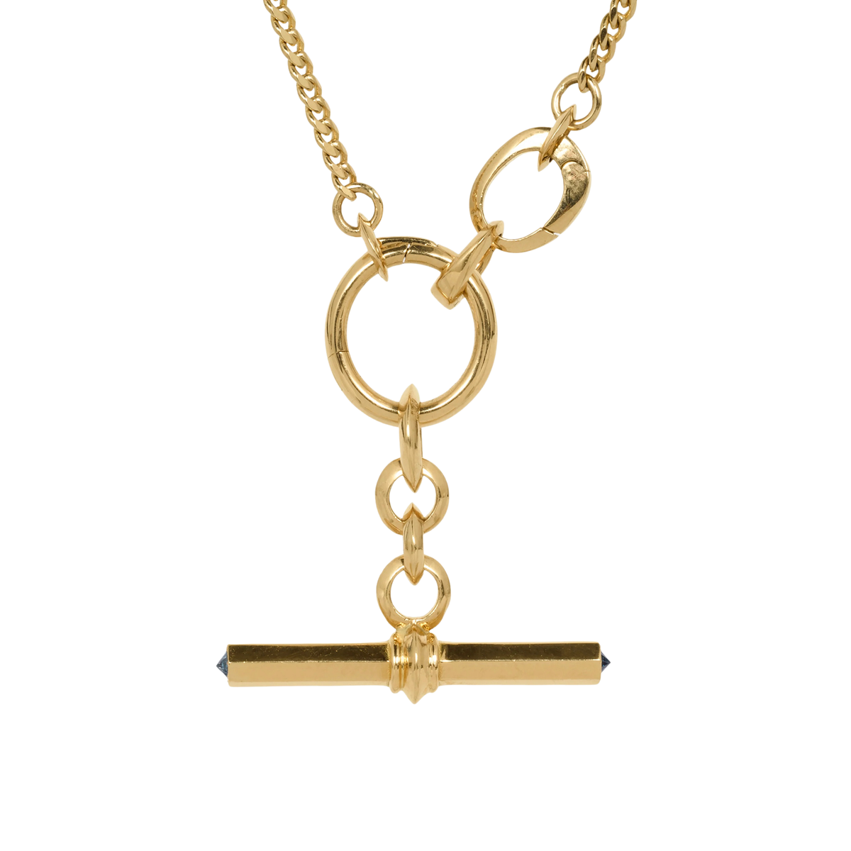 Convertible Barbed Stone T-bar Chain