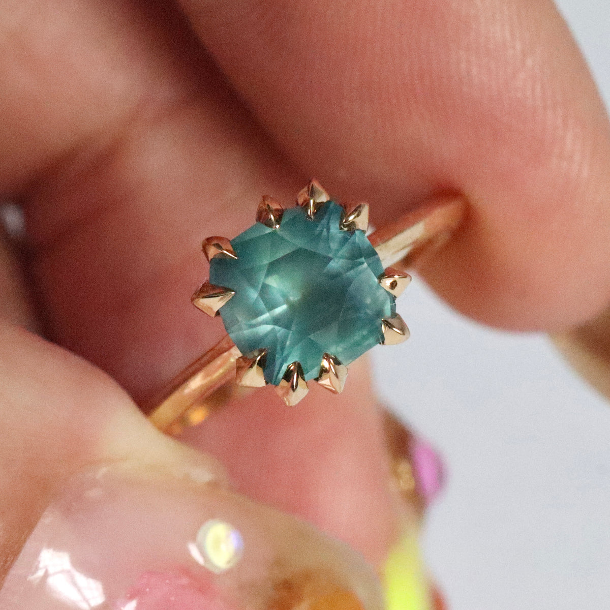 Montana Sapphire Makhaira Solitaire