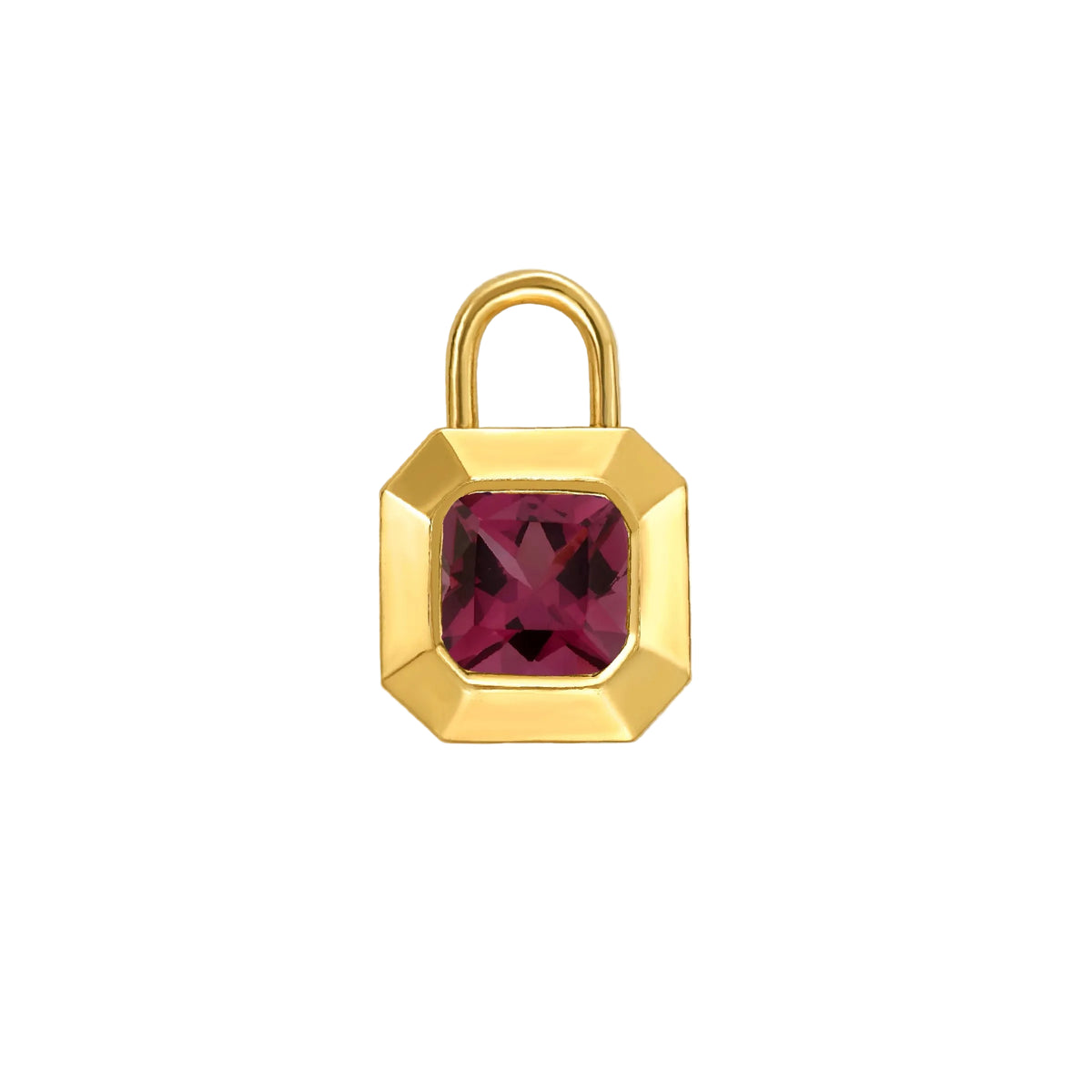 Garnet Mini Padlocket® Pendant