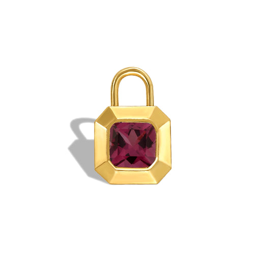 Garnet Mini Padlocket® Pendant