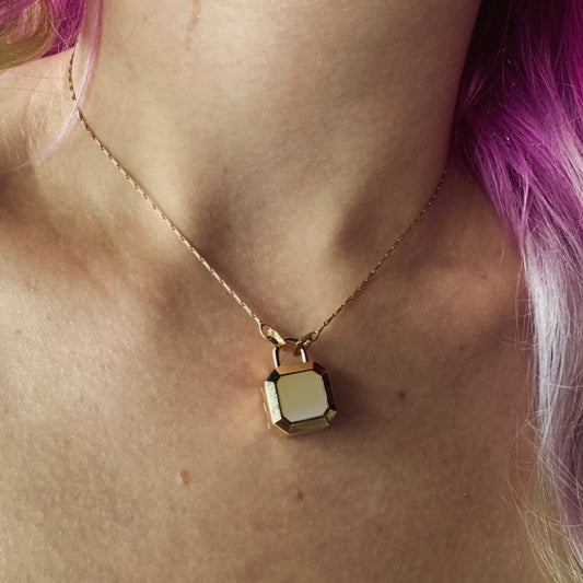 MediumGold Padlocket ® Pendant