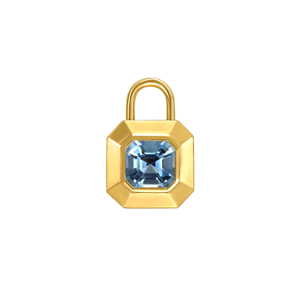 Aquamarine Mini Padlocket® Pendant