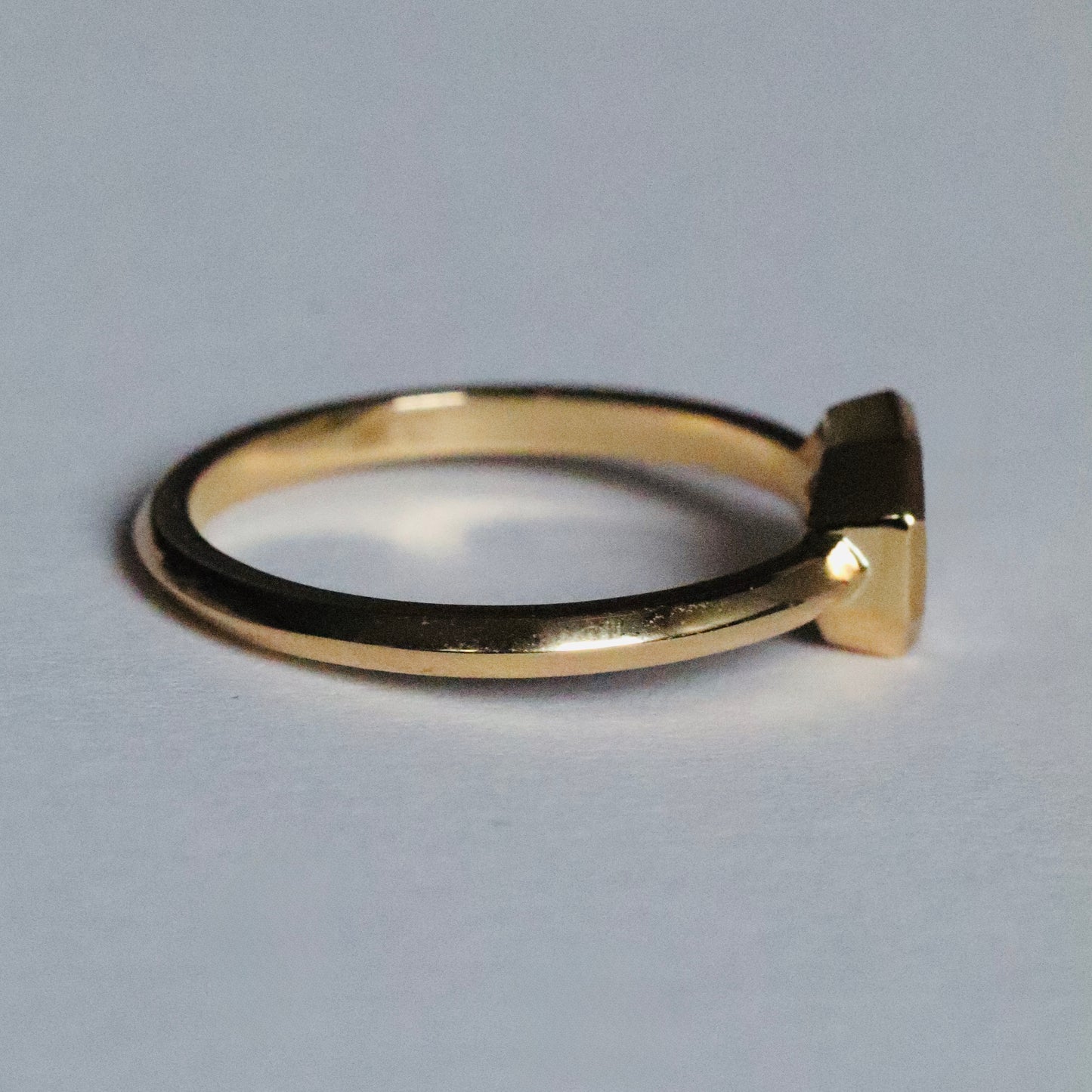 Modified Pear Shaped Diamond Frame Solitaire