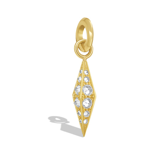 Barbed Diamond Obelisk Charm