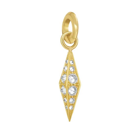 Barbed Diamond Obelisk Charm