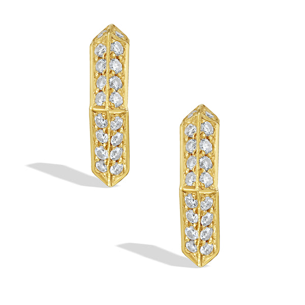 Diamond Mini Makhaira Hoop Earring