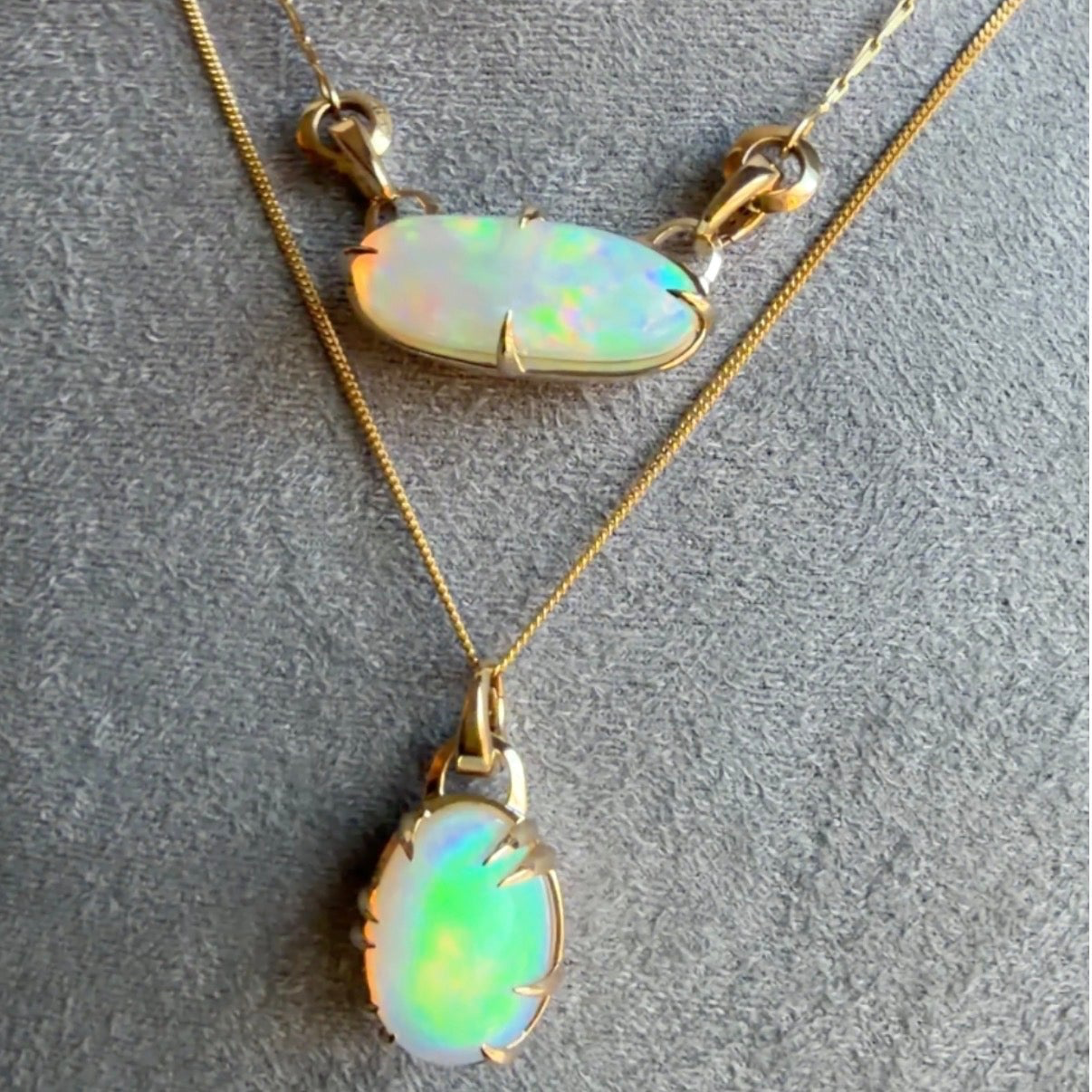 Ethiopian Opal Makhaira ‘Egg’ Locket
