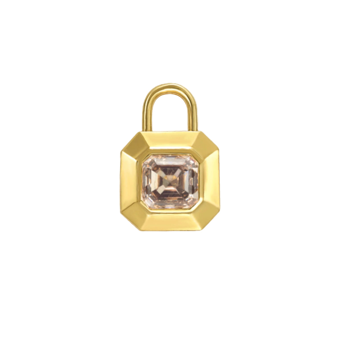 Champagne Diamond Mini Padlocket® Pendant