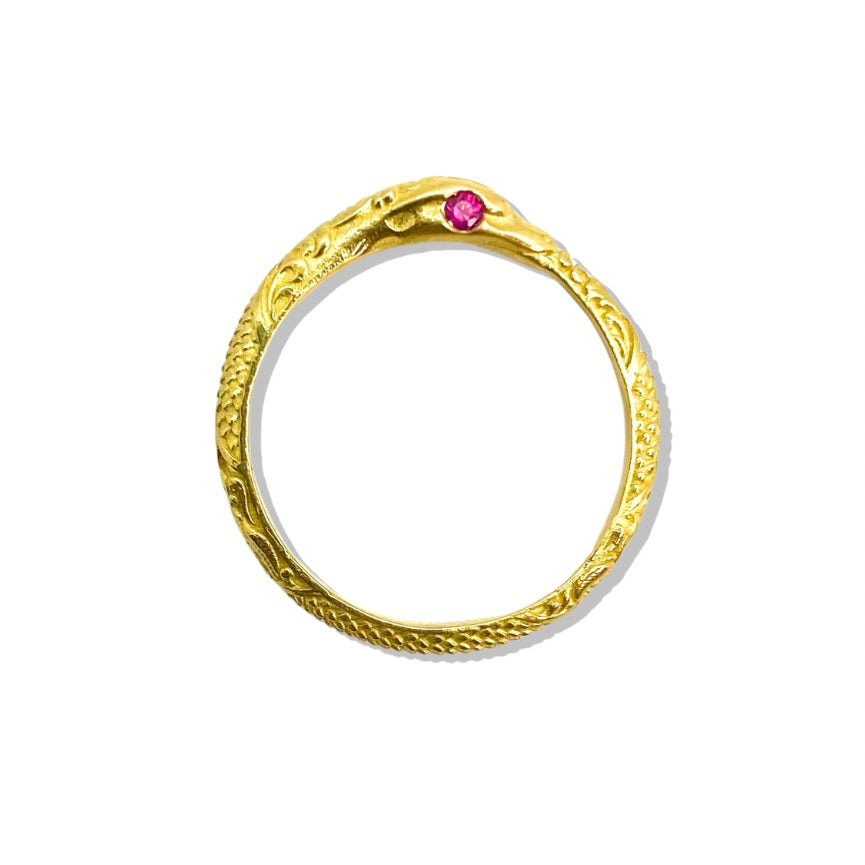 Ouroboros Snake Ring