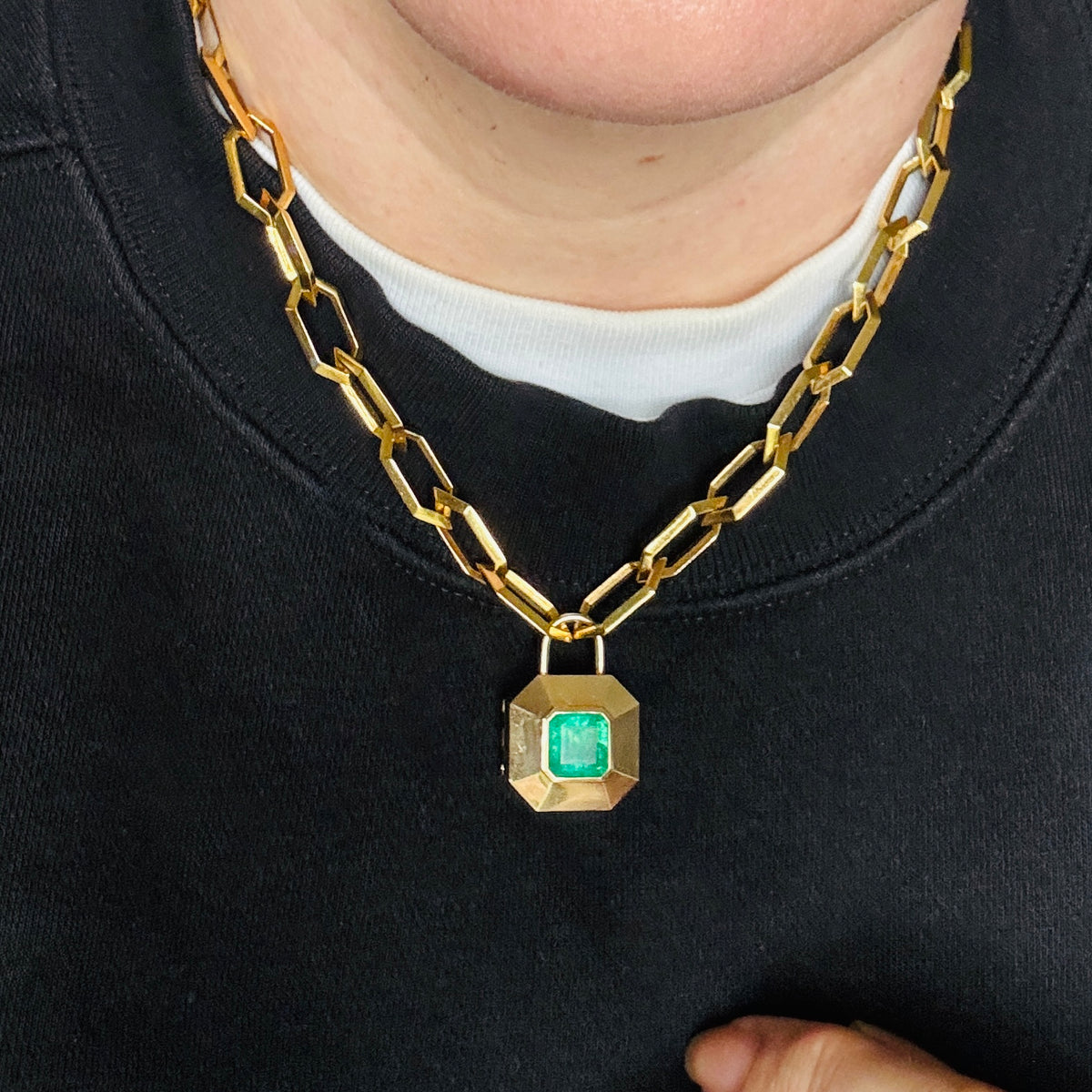 Emerald Padlocket® Pendant