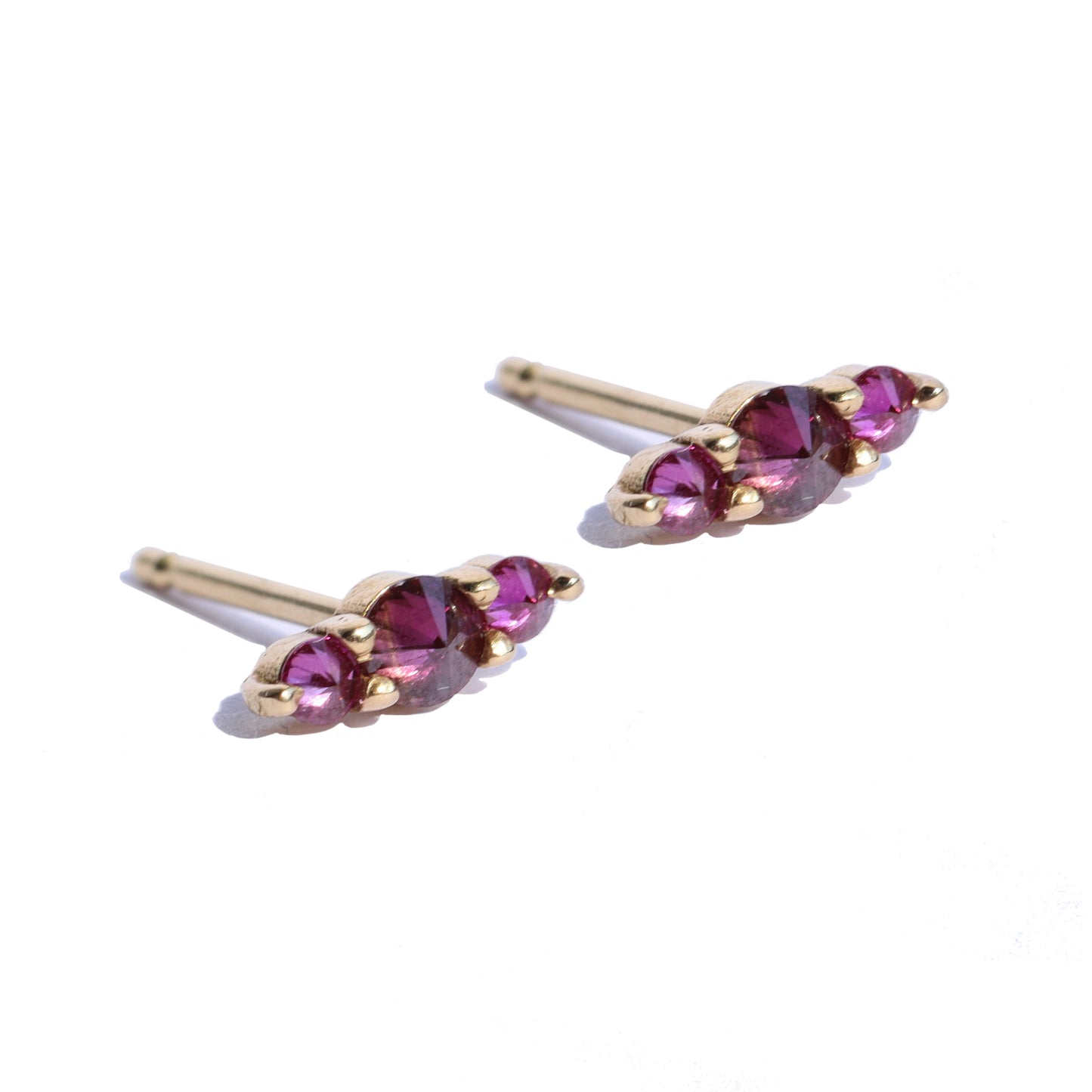 Barbed Lavender Diamond Lina Studs